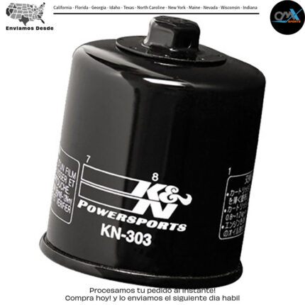 FILTRO DE ACEITE Kawasaki Honda Yamaha Polaris Victory EX650 Ninja 650 ABS Z750 KLZ1000 Versys VT750CD Shadow A.C.E. Deluxe Z800 Z750R EN650 Vulcan S FZS600 Fazer Sportsman Touring 500 H.O. Ranger Crew 500 4x4 [Mediano] XV19SCL Raider SCL EX300F  leer más... en la primera línea, en la segunda línea tradúceme MPN: KN-303 KAWASAKI HONDA YAMAHA POLARIS VICTORY EX650 NINJA 650 ABS Z750 KLZ1000 VERSYS VT750CD SHADOW A.C.E. DELUXE Z800 Z750R EN650 VULCAN S FZS600 FAZER SPORTSMAN TOURING 500 H.O. RANGER CREW 500 4X4 [Mediano] XV19SCL RAIDER SCL EX300F NINJA 300 ZX1000 NINJA 1000 CB600 V92C CLASSIC V92SC SPORT CRUISER V92C SPECIAL EDITION VN1700 VULCAN 1700 VAQUERO EX650 NINJA 650 XL600V TRANSALP VFR800 INTERCEPTOR VT1100C SHADOW SPIRIT VT1100C2 SHADOW SABRE VT600C SHADOW VLX VT600CD SHADOW VLX DELUXE VT750DC SHADOW SPIRIT [CADENA] VTR1000 SUPER HAWK CB750 NIGHTHAWK CBR1100XX SUPER BLACKBIRD GL1500C/CD VALKYRIE ST1100 ST1100 ABS VF750C MAGNA VT750C SHADOW A.C.E. VT1100C3 SHADOW AERO GL1500CF VALKYRIE INTERSTATE VT1100T SHADOW A.C.E.TOUR CBR600F F4 GL1500A GOLD WING ASPENCADE GL1500CT VALKYRIE TOUR GL1500SE GOLD WING SPECIAL EDITION CBR900RR VT1100C2 SHADOW A.C.E. CBR600F F3 PC800 PACIFIC COAST VFR750F INTERCEPTOR CBR1000F GL1500I GOLD WING INTERSTATE VF750CD MAGNA DELUXE VT1100C SHADOW CB1000 CBR600F F2 RVF750R RC45 CBR1000F HURRICANE NT650 HAWK GT CB400F CB-1 GL1500 GOLD WING VFR750R RC30 CBR600F HURRICANE CB400F SUPER SPORT CB500 ER-6N EX650 NINJA 650R KLE650 VERSYS VN1700 VULCAN 1700 CLASSIC VN1700 VULCAN 1700 CLASSIC LT VN1700 VULCAN 1700 NOMAD ZG1400 CONCOURS ZG1400 CONCOURS ABS NINJA ZX-10R ZX1400 NINJA ZX-14R ZX600 NINJA ZX-6R EN500C VULCAN 500 LTD EX500 NINJA 500R VN1700 VULCAN 1700 VOYAGER YFM400A KODIAK 2WD [SRA] STX (JT1500-D) STX-12F (JT1200-B/D) STX-15F (JT1500-A) ULTRA LX (JT1500-C/G/K) AR 210 [LANCHA] AR 230 [LANCHA] AR 230 HO [LANCHA] SR 210 [LANCHA] SR 230 [LANCHA] SX 230 [LANCHA] SX 230 HO [LANCHA] FX (FX1000) FX CRUISER (FX1000A) VX (VX1100-C) VX CRUISER (VX1100-B) VX DELUXE (VX1100-A) VX SPORT (VX1100-C) NINJA ZX-10RR KLZ1000 VERSYS LT KLE650 VERSYS LT VN900B VULCAN 900 CLASSIC VN900D VULCAN 900 CLASSIC LT VN900C VULCAN 900 CUSTOM Z650 SX 210 [LANCHA] FX CRUISER HO (FX1100-A) FX HO (FX1100) KVF400C PRAIRIE 4X4 [SRA] KVF400D PRAIRIE 2X4 [SRA] SPORTSMAN 400 4X4 NINJA H2-R NINJA H2 SPORTSMAN TOURING 500 HO RANGER CREW 500 4X4 CBR600F VN2000F VULCAN 2000 CLASSIC LT Z1000 VN2000A VULCAN 2000 VN2000E VULCAN 2000 CLASSIC VN1500E VULCAN 1500 CLASSIC VN1600A VULCAN 1600 CLASSIC VN1600B VULCAN 1600 MEAN STREAK VN1600D VULCAN 1600 NOMAD ZX600 ZZ-R 600 VN750A VULCAN 750 VN800E VULCAN 800 DRIFTER ZX636 NINJA ZX-6R VN1500J/R VULCAN 1500 DRIFTER VN800A VULCAN 800 VN800B VULCAN 800 CLASSIC VN1500L VULCAN NOMAD FI ZX750 NINJA ZX-7R ZX900 NINJA ZX-9R VN1500N VULCAN 1500 CLASSIC FI ZX600 NINJA ZX-6 VN1500G VULCAN 1500 NOMAD VN1500A VULCAN 1500 VN1500C VULCAN L ZX750 NINJA ZX-7RR EN500 VULCAN 500 EX500 NINJA 500 VN1500A VULCAN 88 ZX750 NINJA ZX-7 EX500 VN1500B VULCAN 88 SE ZX750F NINJA 750R KVF300B PRAIRIE 2X4 [SRA] KVF300 PRAIRIE 4X4 [SRA] KVF400B PRAIRIE 2X4 [SRA] KVF400A PRAIRIE 4X4 [SRA] KLF400 BAYOU 4X4 [SRA] KAF 540 MULE 2030 KAF 540 MULE 2010 KAF 540 MULE 2020 KAF 450 MULE 1000 SPORTSMAN 500 RSE 4X4 BIG BOSS 500 6X6 WORKER 335 MAGNUM 425 2X4 MAGNUM 425 4X4 MAGNUM 425 6X6 XPLORER 500 4X4 SCRAMBLER 500 4X4 SPORTSMAN 300 4X4 SPORTSMAN 400 HO 2X4 SPORTSMAN TOURING 500 SPORTSMAN 500 HO 2X4 TRAIL BLAZER 330 TRAIL BOSS 330 HAWKEYE 300 2X4 SPORTSMAN X2 500 SPORTSMAN 500 EFI RANGER 500 2X4 SPORTSMAN 6X6 500 HAWKEYE 300 4X4 RANGER 500 4X4 SPORTSMAN 450 SPORTSMAN 500 DELUXE SPORTSMAN X2 500 DELUXE MAGNUM 330 4X4 RANGER 400 4X4 [Mediano] ATP 330 ATP 500 MAGNUM 330 2X4 RANGER 500 6X6 RANGER 425 2X4 MAGNUM 500 4X4 DIESEL 500 MAGNUM 325 2X4 MAGNUM 325 4X4 SCRAMBLER 500 2X4 TRAIL BOSS 325 XPEDITION 325 XPEDITION 425 SPORTSMAN 500 HO RSE WORKER 500 SPORTSMAN 335 SPORTSMAN 500 4X4 FZS1000 FZ1 VMX1700 V-MAX XV17AS ROAD STAR S XV17AT ROAD STAR SILVERADO XV17ATS ROAD STAR SILVERADO S XV19CTF STRATOLINER DELUXE XV19CTS STRATOLINER S XV19VS ROADLINER S XV19C RAIDER XV19CS RAIDER S XVZ1300TFS ROYAL STAR VENTURE S YZF-R1 YZF-R1 LE YZF-R6 FZS600 FZ6 XV17A ROAD STAR XV17PC ROAD STAR WARRIOR XV17PCM ROAD STAR MIDNIGHT WARRIOR XV19CT STRATOLINER XV19VM ROADLINER MIDNIGHT XVZ1300CT ROYAL STAR TOUR DELUXE XVZ1300TF ROYAL STAR VENTURE YZF-R6S XV19CTM STRATOLINER MIDNIGHT VMX1200 V-MAX XV17AM ROAD STAR MIDNIGHT XV17ATM ROAD STAR MIDNIGHT SILVERADO YXR450F RHINO 450 XV19V ROADLINER XVZ1300CTM ROYAL STAR MIDNIGHT TOUR DELUXE XVZ1300TFM ROYAL STAR MIDNIGHT VENTURE YZF600R XV16A ROAD STAR XV16AS ROAD STAR MIDNIGHT XV16AT ROAD STAR SILVERADO XVZ1300A ROYAL STAR BOULEVARD XVZ1300AT ROYAL STAR TOUR CLASSIC FZR600R YZF-R7 XJ600S DIVERSION/SECA II XVZ1300A ROYAL STAR YZF750R YZF1000 FZR1000 GTS1000A YFM660FG GRIZZLY 4WD [IRS] YFM350BA BRUIN 2WD [SRA] YFM350FA BRUIN 4WD [SRA] YFM400FA KODIAK 4WD [SRA] YFM450FA KODIAK 4WD [IRS] STX STX-12F STX-15F ULTRA 160 LX KLE300 VERSYS-X 300 ABS Z900 ZX1000 NINJA H2 SX EX400 NINJA 400 Z900 RS EN650 VULCAN S CAFÉ W800 CAFE KLZ1000 VERSYS SE LT+ Z400 ABS ZX1400 NINJA ZX-14R SE ZX1000 NINJA H2 SX SE+ VN1500D VULCAN 1500 CLASSIC EX400 NINJA 400 ABS NINJA ZX-10R ABS NINJA ZX-10R KRT EDITION NINJA ZX-10R ABS KRT EDITION ZX1400 NINJA ZX-14R ABS NINJA H2 CARBON Z650RS Z900 RS SE ABS ZX1000 NINJA 1000 SX ZX636 NINJA ZX-6R KRT EDITION NINJA H2 SX SE Z1000SX Z900 ABS Z900 RS ABS 1975-2022.