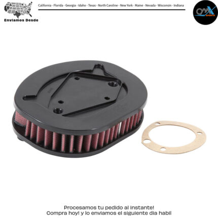 FILTRO DE AIRE DE REEMPLAZO HD-1212 Harley-Davidson Harley Davidson XL1200T Super Low Touring XL1200CX Roadster XL883N Iron 883 XL883L Super Low XL1200X Forty-Eight XL1200V Seventy Two XL1200C Sportster 1200 Custom XL1200XS Forty Eight Special X