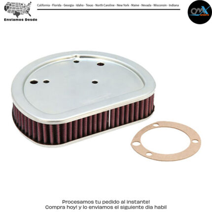 FILTRO DE AIRE DE REEMPLAZO HD-1611 Harley-Davidson Harley Davidson FXDB Dyna Street Bob FLS Softail Slim FXS Softail Blackline FLSTSB Softail Cross Bones 2008-2017