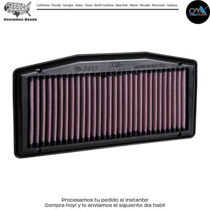 FILTRO DE AIRE Triumph Street Triple S 765 Street Triple R 765 Street Triple RS 765 Street Triple 765 R Street Triple 765 RS 2018-2019 Triumph Street Triple S 765 2018-2019 Triumph Street Triple R 765 2018-2019 Triumph Street Triple RS 765 2018 leer más... MPN: TB-7617 TRIUMPH STREET TRIPLE S 765 STREET TRIPLE R 765 STREET TRIPLE RS 765 STREET TRIPLE 765 R STREET TRIPLE 765 RS 2018-2019