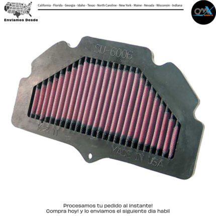 FILTRO DE AIRE Suzuki GSX-S750 GSX-S750Z GSX-R600 2006-2019 Suzuki GSX-S750 GSX-S750Z GSX-R600 2006-2019 Suzuki GSX-S750 2015-2019 Suzuki GSX-S750Z 2015-2017 Suzuki GSX-R600 2006-2011 leer más... MPN: SU-6006 SUZUKI GSX-S750 GSX-S750Z GSX-R600 2006-2019