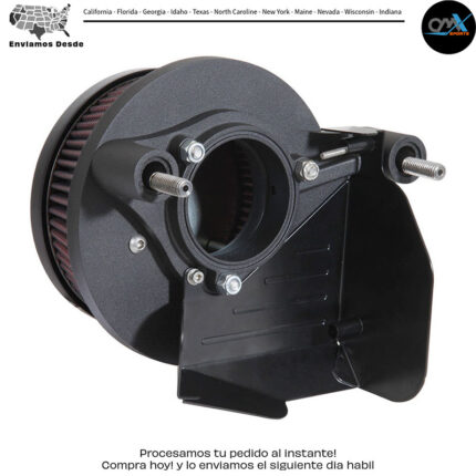 TOMA DE AIRE DE METAL DE CALLE ACABADO NEGRO Harley-Davidson Harley Davidson FLRT Freewheeler FLHTKL Electra Glide Ultra Limited Low FLTRXS Road Glide Special FLHR Road King FLHTCU Electra Glide Ultra Classic FLHTCUTG Tri Glide Ultra Classic FLH