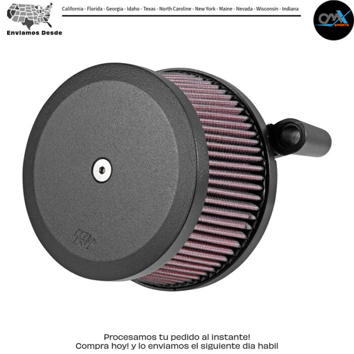 TOMA DE AIRE DE METAL PARA CALLE CON CAPACIDAD DE MARTILLO DE GRAN TAMAÑO Y ACABADO NEGRO Harley Davidson FLRT Freewheeler FLHTCUL Electra Glide Ultra Classic Low FLHTKL Electra Glide Ultra Limited Low FLTRXS Road Glide Special FLHR Road King FLHTC Electra Glide Classic FLHTCU