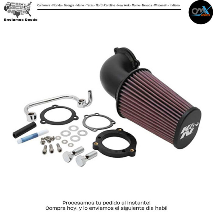 SISTEMA DE ADMISIÓN DE AIRE AIRCHARGER NEGRO Harley-Davidson Harley Davidson XL1200T Super Low Touring XL883N Iron 883 XL883L Super Low XL1200X Forty-Eight XL1200N Nightster XL1200V Seventy Two XL1200C Sportster 1200 Custom XL1200L Sportster 1200 Low XL1