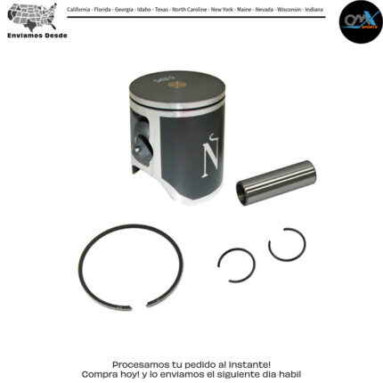 PISTON KIT FLAT TOP 55.44/+1.50 8.8:1 GAS/ Honda CR125R 1992-2003