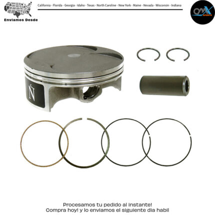 PISTON KIT HYPERDRYVE NIKASIL 76.96/+0.01 11:1  Kawasaki KX250F 2010-2014