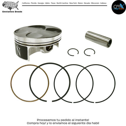 PISTON KIT FRGD CHRM COMP CYL 76.97/+0.02 12.6:1 /SUZ   Kawasaki KX250F 2004-2005 Suzuki RM250 2004-2005