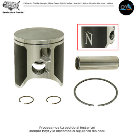 PISTON KIT SCEM COMPOSITE CYL 53.94/STD 11:1  Suzuki RM125 2001-2003
