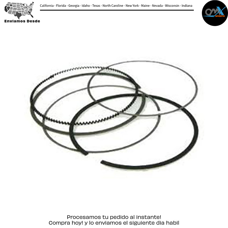 PISTON RINGS 54.94MM FOR NAMURA PISTONS ONLY Gas-Gas Honda Suzuki MC 125 CR125R RM125 1989-2009 - Image 2