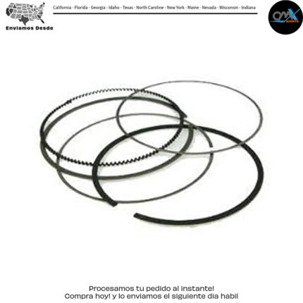 Alternative view of PISTON RINGS 67.34MM  FOR NAMURA PISTONS ONLY Honda CR250R 1986-1996