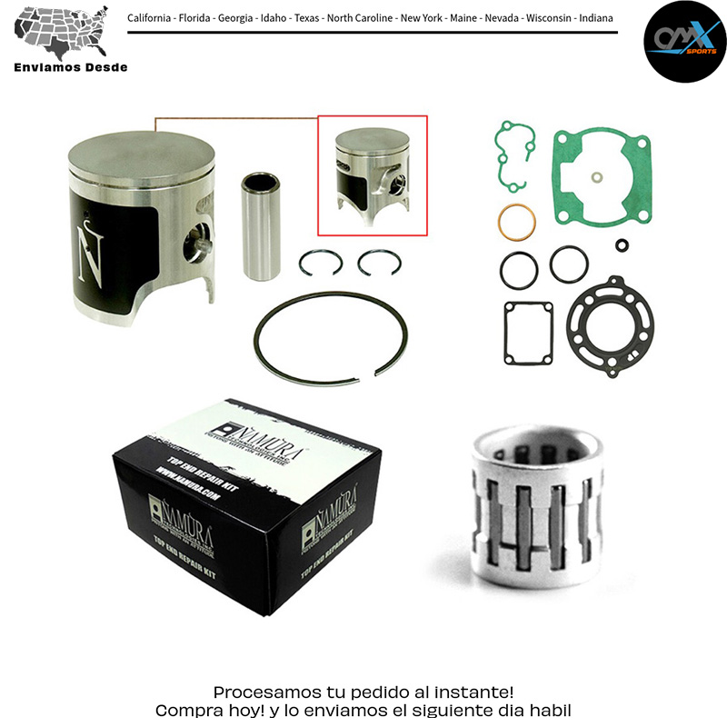 Top End & Piston 48.45/STD 11:1 Kawasaki KX85 2014-2020