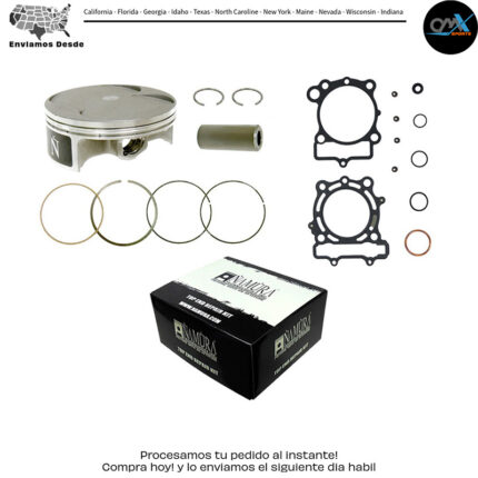 Top End & Piston HYPERDRYVE NIKASIL 76.95/STD 13.8:1  Kawasaki KX250F 2010-2014