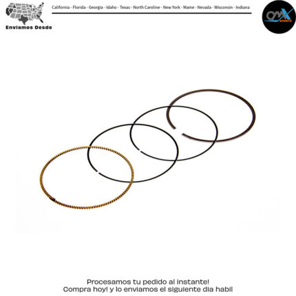 PISTON RINGS 76.95MM  FOR NAMURA PISTONS ONLY Kawasaki KX250F 2010-2019