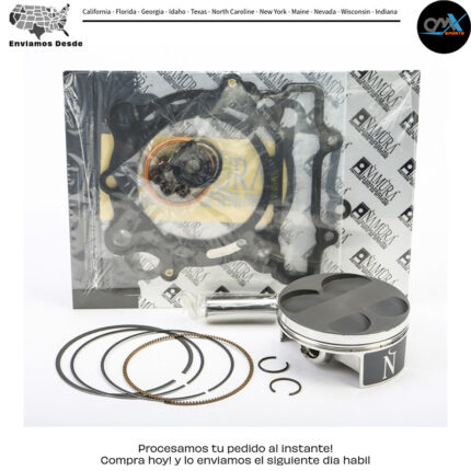 Top End & Piston FORGED 76.96/+0.01 11:1  Kawasaki KX250F 2009