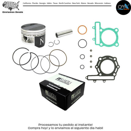 Top End & Piston 74.95/+1.00  Kawasaki KLR250 KL250 1987-2005