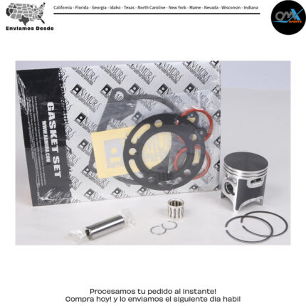 Top End & Piston NIKASIL CYL 48.45/+0.50  Kawasaki KX80 1991-1997