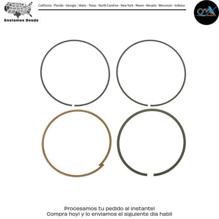 PISTON RINGS 76.96MM  FOR NAMURA PISTONS ONLY Suzuki RM-Z250 2007-2015