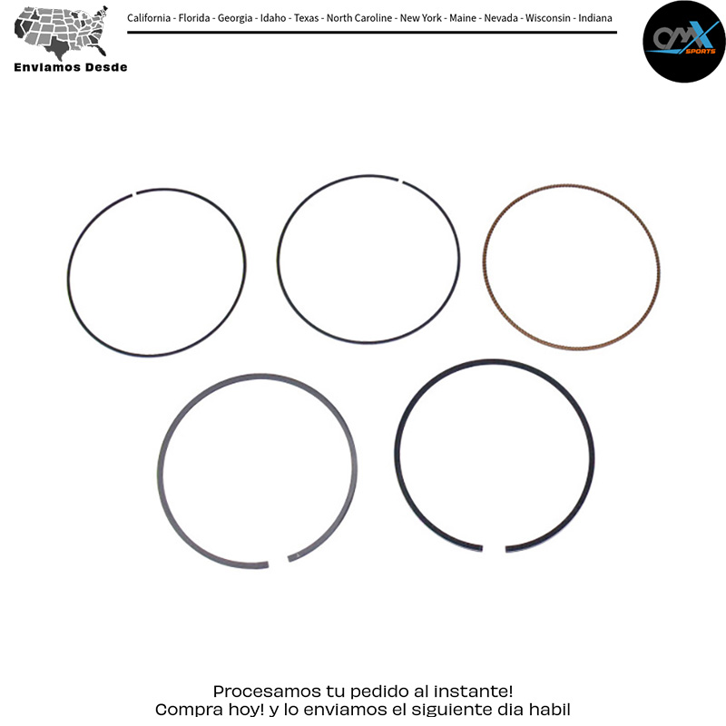 PISTON RINGS 96.95MM FOR NAMURA PISTONS ONLY Yamaha YZ250FX YZ450FX YZ450F WR450F YZ250F 2012-2019