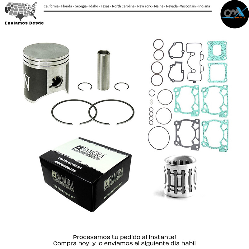 Top End & Piston NIKASIL DUAL RING 53.94/STD HUSQ/KTM Husqvarna KTM Gas-Gas TC 125 125 SX TX 125 MC 125 2016-2022