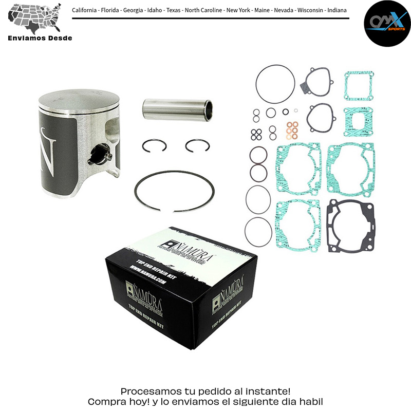 Top End & Piston NIKASIL SGL RING 66.34/STD HUSQ/KTM Husqvarna KTM Gas-Gas TC 250 TE 250 250 XC 250 XC-W TE 250i EC 250 2017-2022