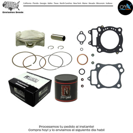 Top End & Piston FORGED NIKASIL CYL 76.78/+0.02 11:1  Honda CRF250R 2016-2017