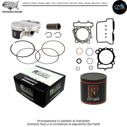Top End & Piston FORGED 76.96/STD 13.8:1  Kawasaki KX250F 2017-2019