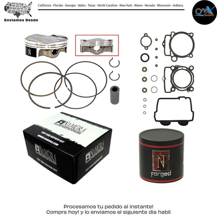 Top End & Piston FORGED 77.97/+0.01 11:1 HUSQ/KTM Husqvarna FE 250 2017-2019