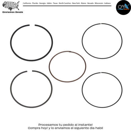 PISTON RINGS 92.5MM  FOR NAMURA PISTONS ONLY Honda SXS10M3 Pioneer 1000 SXS10M3L Pioneer 1000 LE SXS10M3P Pioneer 1000 EPS SXS10M3D Pioneer 1000 Deluxe SXS10M3DT Pioneer 1000 Trail 2016-2023