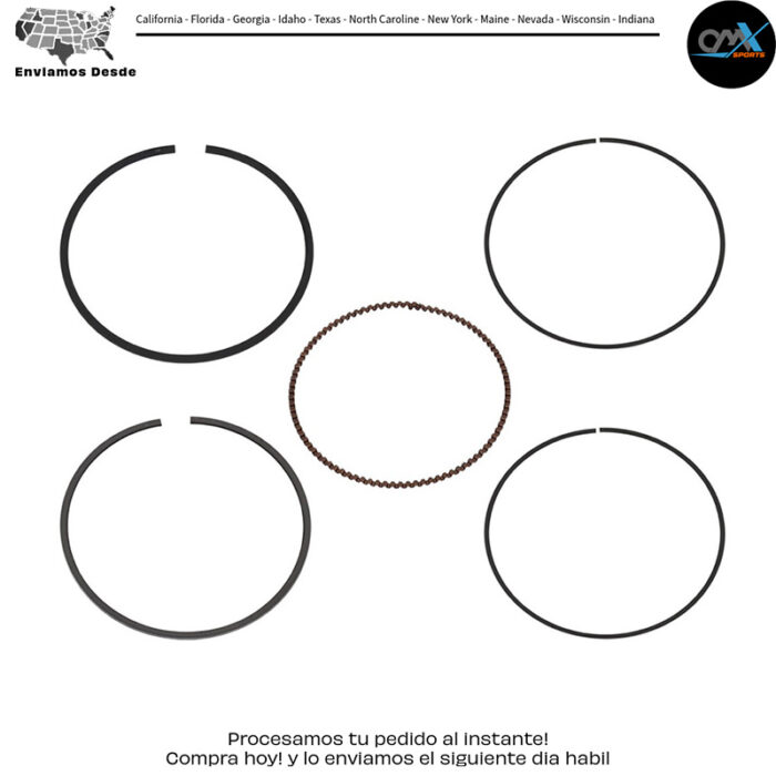 PISTON RINGS 93MM  FOR NAMURA PISTONS ONLY Honda SXS10M3 Pioneer 1000 SXS10M3L Pioneer 1000 LE SXS10M3P Pioneer 1000 EPS SXS10M3D Pioneer 1000 Deluxe SXS10M3DT Pioneer 1000 Trail 2016-2023