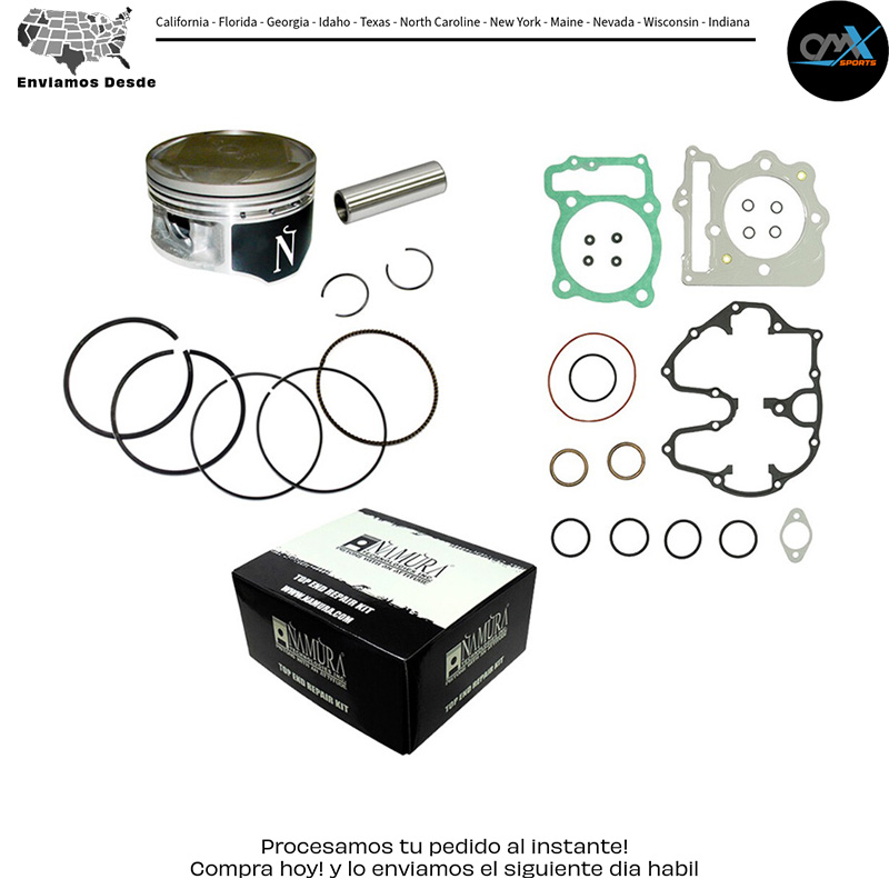 Top End & Piston HC 85.47/+0.50 11:1 Honda TRX400X TRX400EX Sportrax XR400R 1996-2014