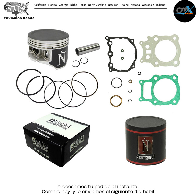 Top End & Piston 78.46/STD 11:1 Honda TRX350FE Rancher 4X4 ES TRX350FM Rancher 4X4 TRX350TE Rancher ES TRX350TM Rancher 2000-2006