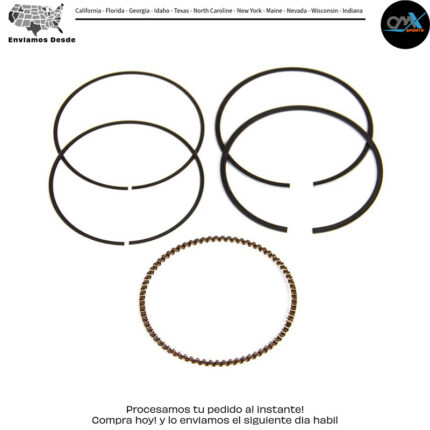 PISTON RINGS 72.7MM AC//KYM FOR NAMURA PISTONS ONLY Kawasaki Arctic Cat Kymco KVF300 Brute Force [SRA] 300 DVX 150 Utility 2x4 Mongoose 300 MXU 300 Maxxer 300 Alterra 300 2005-2023