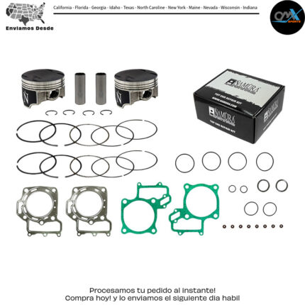 Top End & Piston NIKASIL CYL 80.46/+0.50  Kawasaki KVF650 Brute Force 4X4i [IRS] 2006-2013