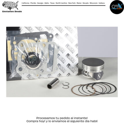 Top End & Piston 66.47/+0.50 11:1  Suzuki Lt-F250 QuadRunner [IRS] LT-4WD Quadrunner 250 [IRS] 1987-1994