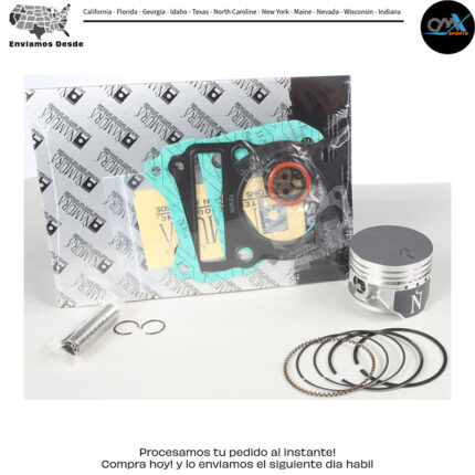 Top End & Piston 58.97/+1.00 11:1  Suzuki Lt-F160 QuadRunner Lt160 Lt160E 1989-2004