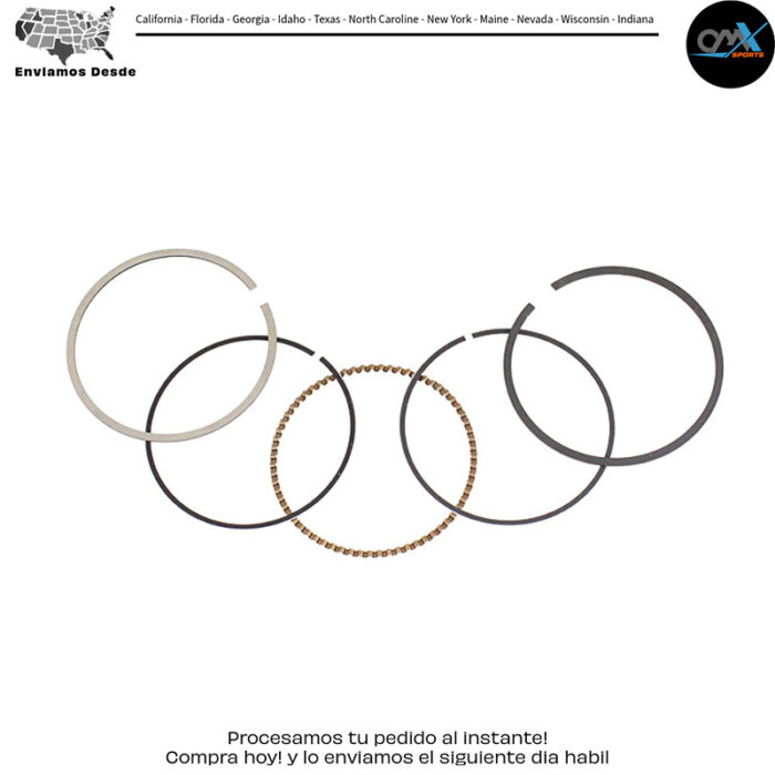 PISTON RINGS 58.38MM  FOR NAMURA PISTONS ONLY Polaris ACE 150 Ranger 150 2017-2020