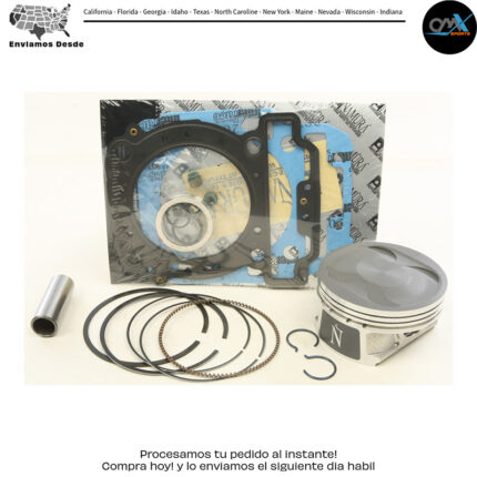 Alternative view of Top End & Piston 90.958/STD 11:1 CAN