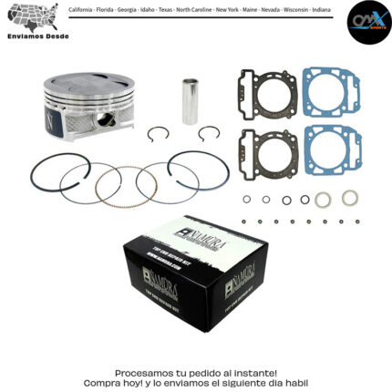 Top End & Piston TWIN CYLINDER 90.958/STD CAN
