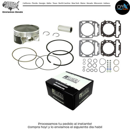 Top End & Piston TWIN CYLINDER 90.96/STD CAN