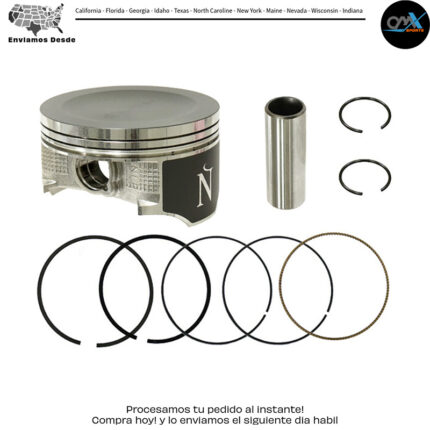 PISTON KIT 102.47/+0.50  Honda SXS700M4 Pioneer 700-4 SXS700M2 Pioneer 700 Muv700 Big Red TRX680FA Rincon [IRS] TRX680FGA Rincon GPScape [IRS] SXS700M2D Pioneer 700 Deluxe SXS700M4D Pioneer 700-4 Deluxe SXS700M4DF Pioneer 700-4 Forest SXS700M2FP Pioneer 700 Forest 2006-2024