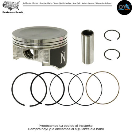 PISTON KIT 102.97/+1.00  Honda SXS700M4 Pioneer 700-4 SXS700M2 Pioneer 700 Muv700 Big Red TRX680FA Rincon [IRS] TRX680FGA Rincon GPScape [IRS] SXS700M2D Pioneer 700 Deluxe SXS700M4D Pioneer 700-4 Deluxe SXS700M4DF Pioneer 700-4 Forest SXS700M2FP Pioneer 700 Forest 2006-2024