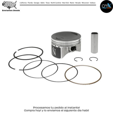 PISTON KIT 84.95/+0.50  Yamaha YFM450FGP Grizzly 4WD EPS [IRS] YXR450F Rhino 450 YFM450FG Grizzly 4WD [IRS] YFM450FA Kodiak 4WD [IRS] YFM450FX Wolverine 4WD [SRA] 2003-2020