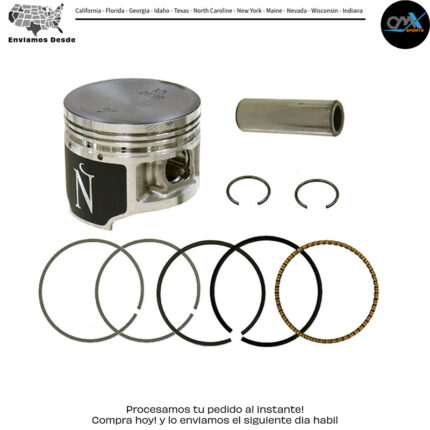 PISTON KIT 49.5/+0.50 9.0:1  Yamaha YFM125G Grizzly [SRA] YFA1 Breeze 125 YFM125GH Grizzly Hunter 1989-2013
