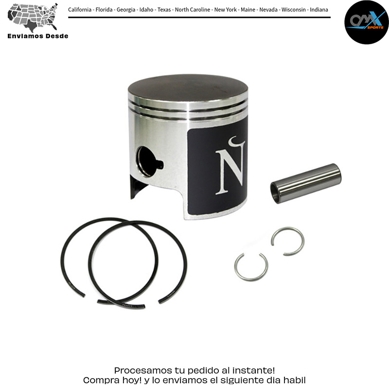 PISTON KIT 72.46/+0.50 Polaris Big Boss 250 6X6 Trail Boss 250 2X4 Trail Boss 250 4X4 Big Boss 250 4X6 Trail Boss 250R/Es Trail Blazer 250 Xplorer 250 4X4 1985-2006