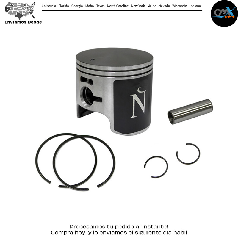 PISTON KIT TWO STROKE 75.97/+1.50 11:1 Polaris Xpress 300 300 2X4 300 4X4 Xplorer 300 4X4 1994-1999