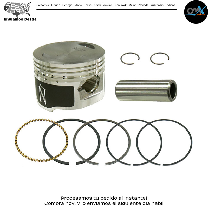 PISTON KIT 47.98/+1.00 POL/ Polaris Yamaha Sportsman 90 Outlaw 90 YFM90R Raptor 2007-2019