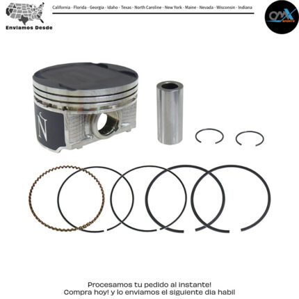 PISTON KIT 88.89/+1.00  Polaris Sportsman 400 HO 2X4 Sportsman 450 Ranger 400 4X4 [Midsize] Ranger 425 2X4 Hawkeye 400 HO 2X4 Sportsman 400 4X4 2001-2014