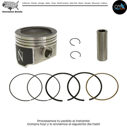 PISTON KIT NIKASIL CYL 79.97/+0.02 11:1  Polaris Ranger 700 6X6 Sportsman X2 700 Ranger 700 4X4 Sportsman 700 Efi 4x4 Sportsman 700 4x4 2002-2009