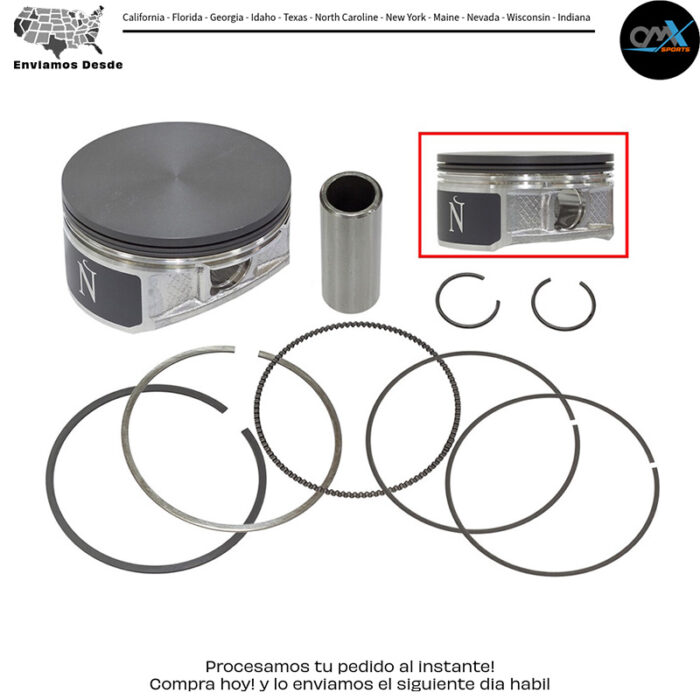 PISTON KIT 92.97/+0.01  Polaris Sportsman 450 HO ACE 500 Sportsman 450 HO EPS 2017-2019