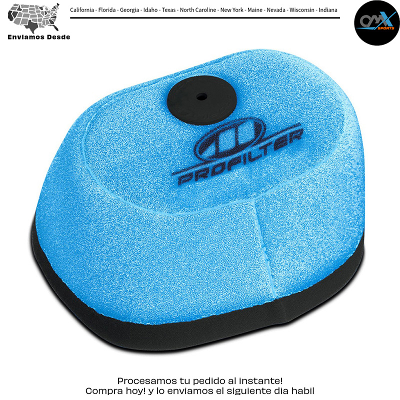 FILTRO DE AIRE LISTO PARA USAR PRE-ACEITADO Kawasaki KX250F KX250 KX125 2002-2008